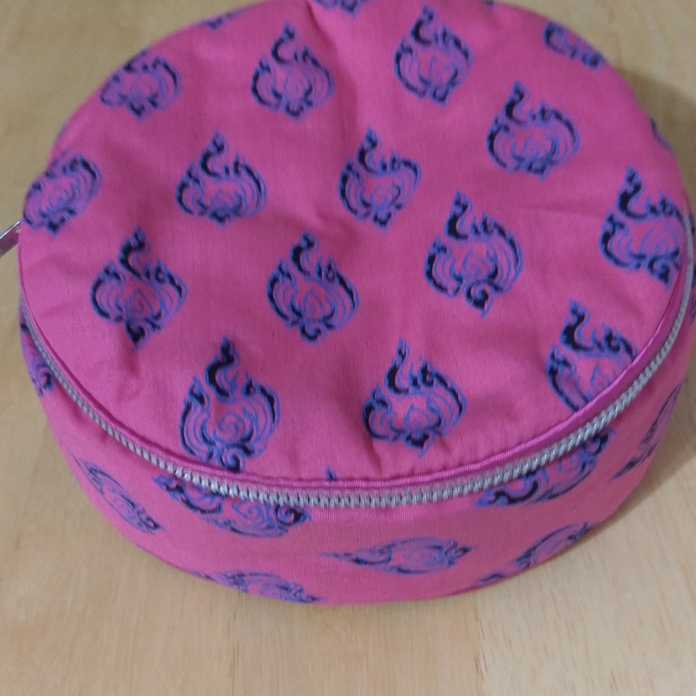Silk Jewel Case - Travel Case - Pink